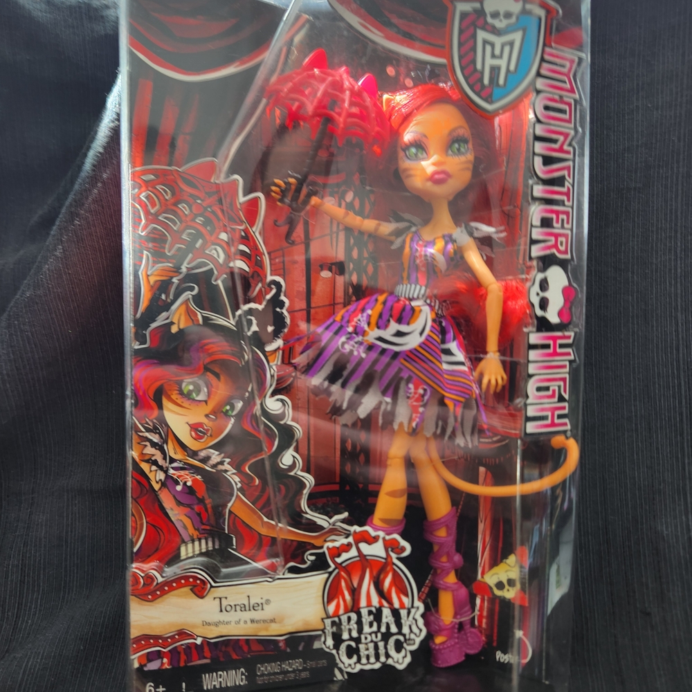 Monster High Toralei Stripe Freak Du Chic Doll (2015) New in Box